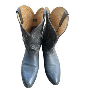 Vintage Nocona boots Sz 14.5 C Cowboy Western roper gray made in USA